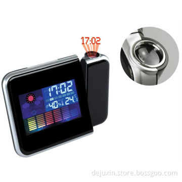 2015 factory supply mini weather projection clock